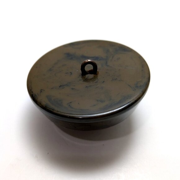 Bakelite Vintage Filigree Tortoiseshell Pendant Button 1920s Victorian Art Deco - Picture 8 of 8